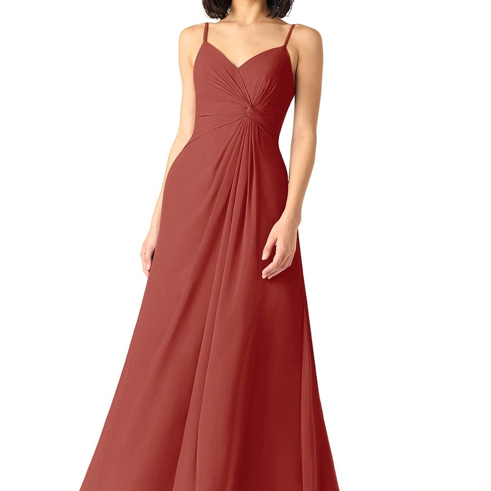 Azazie Red Maxi Dress